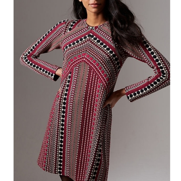 Anthropologie Dresses & Skirts - ANTHROPOLOGIE × Kiera Jacquard Tunic Dress Sz XS